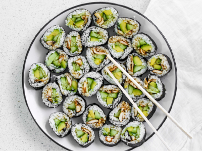 Tamari Mushroom Nori Rolls